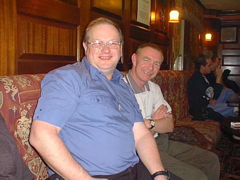 Graham Whiteside and Allan Campbell